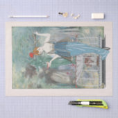 アールデコレディーフォレストファウンテンデクページヴィンテージ 薄葉紙 (クラフト)