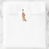 アールデコレディ・イン・フォーマルガウン ラウンドシール (バッグ)