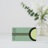 アールデコレトロビジネス/Networkingのプロフィールカード 名刺 (スタンド正面)