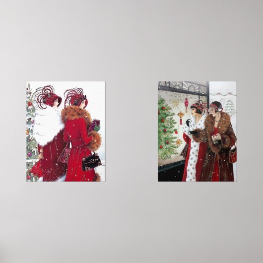 アールデコレトロヴィンテージクリスマスレディース (正面)