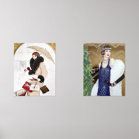 アールデコレトロヴィンテージクリスマスレディース (正面)