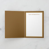 アールデコレトロヴィンテージクリスマス シーズンカード (内部)