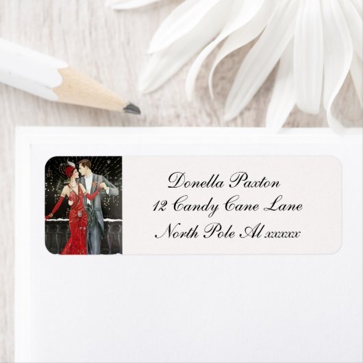 アールデコレトロヴィンテージレディースラベル ラベル (インサイチュ)