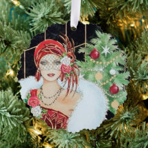 アールデコレトロヴィンテージ追加文字レディ