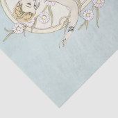 アールデコレフランスのディデイジーアーチブルーデカップアート 薄葉紙 (詳細)