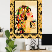 アールデコロルフアームストロング ポスター (ホームオフィス)