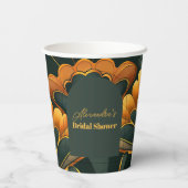 アールデコローアリング20sブライダルシャワー 紙コップ (裏面)