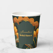 アールデコローアリング20sブライダルシャワー 紙コップ (正面)