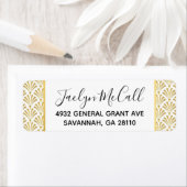 アールデコローアリング20s招待状差出人住所 ラベル (インサイチュ)