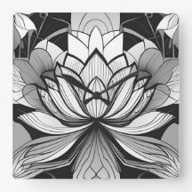 アールデコロータスクロック