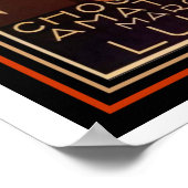 アールデコヴィンテージコーヒーポスター12 x 16 ポスター (角)