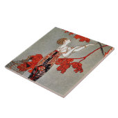 アールデコヴィンテージデコールセラミックタイル タイル (側面)