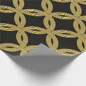 アールデコヴィンテージパターン。装飾オーナメント。  ラッピングペーパー (角)