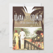 アールデコヴィンテージビーチ結婚式赤面 (正面)