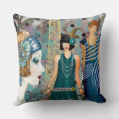 アールデコヴィンテージフラッパーズパリ クッション (裏面)