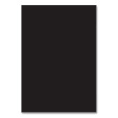 アールデコヴィンテージブラック金ゴールド結婚の挿入カード テーブルナンバー (裏面)