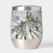 アールデコヴィンテージラインストーン(イニシャル付) (背面)