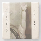 アールデコヴィンテージ線 ストーンコースター (正面)