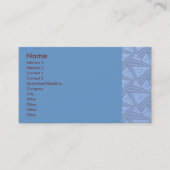 アールデコ三角形プロファイルカード 名刺 (正面)