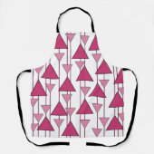 アールデコ三角形 エプロン (正面)