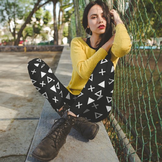 アールデコ三角形 カプリレギンス