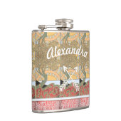 アールデコ交差矢印スワールツリー フラスク (右)