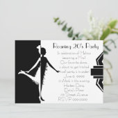 アールデコ人形 招待状 (スタンド正面)