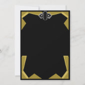 アールデコ人形 招待状 (裏面)