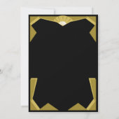 アールデコ人形 招待状 (裏面)