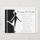 アールデコ人形（真珠） 招待状 (正面)