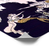 アールデコ人魚 ポスター (角)