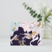 アールデコ人魚 ポストカード (スタンド正面)