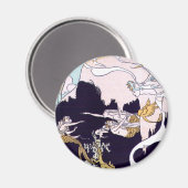 アールデコ人魚 マグネット (正面/裏面)