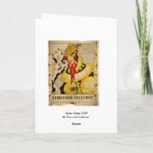 アールデコ休日の挨拶 シーズンカード (裏面)