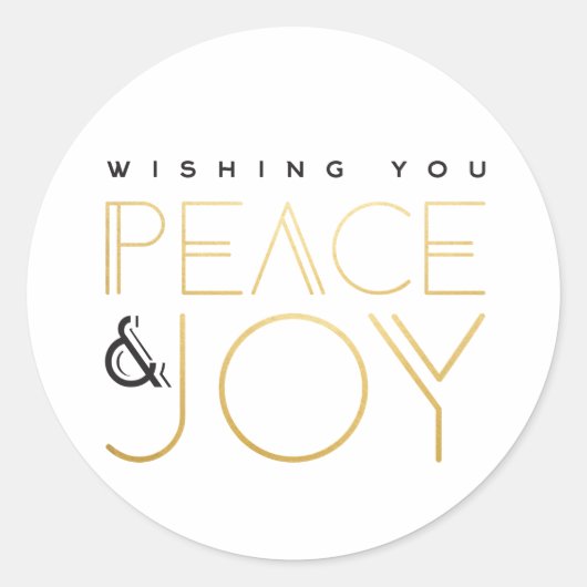 アールデコ休日 ラウンドシール (正面)