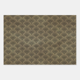 アールデコ休日 ラッピングペーパーシート