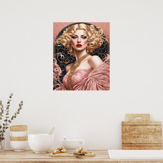 アールデコ優雅 ポスター (キッチン)