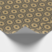 アールデコ六方シームレスヴィンテージ壁紙 ラッピングペーパー (角)