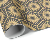 アールデコ六方シームレスヴィンテージ壁紙 ラッピングペーパー (ロールコーナー)