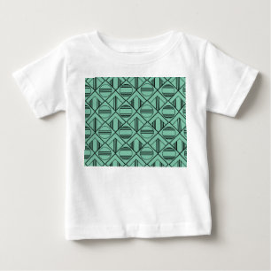 アールデコ円とダイヤモンド ベビーTシャツ