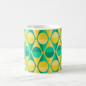 アールデコ円と三角形 コーヒーマグカップ (中央)