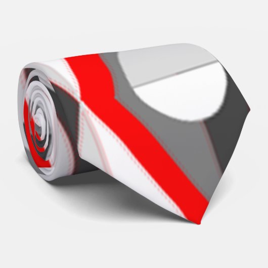 アールデコ円と三角形 ネクタイ (ロール)