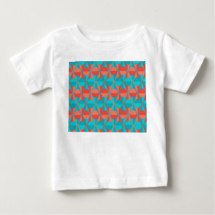 アールデコ円と三角形 ベビーTシャツ