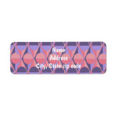 アールデコ円と三角形 ラベル (正面)