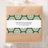 アールデコ円模様 ラベル (インサイチュ)