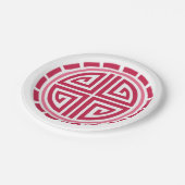 アールデコ円 ペーパープレート (アングル)