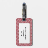 アールデコ円 ラゲッジタグ (裏面縦)