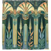 アールデコ列シャワーカーテン シャワーカーテン (正面)