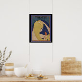 アールデコ劇場雑誌ポスター16 x 20 ポスター (キッチン)