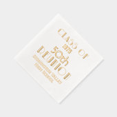 アールデコ卒業マイルストーン懇親会#1 箔ナプキン (右)